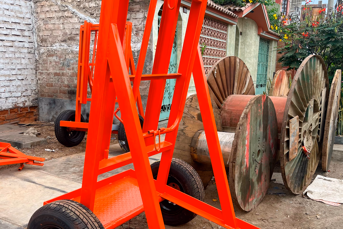 Remolque porta Escalera modelo extensión